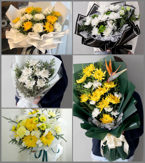 贵州贵阳南明区新华社区服务中心白事花束代送